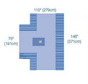 Medline UltraGard Hand Drapes - UltraGard Hand Drapes, 110" x 146" x 75" (279 x 371 x 191 cm) - DYNJP8005UG