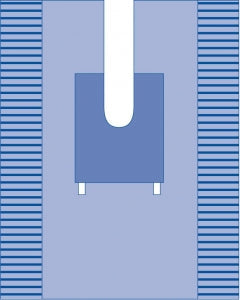 Medline Orthopedic Split Surgical Drape - Orthopedic Split Sheet, Sterile - DYNJP8301