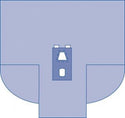 Medline Laparoscopy Surgical Drape with Gussets - Laparoscopy Drape with Gussets, Sterile - DYNJP9104