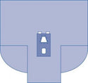 Medline Laparoscopy Surgical Drape with Gussets - Laparoscopy Drape with Gussets, Sterile - DYNJP9104