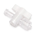 Medline One-Way Stopcocks - 1-Way Stopcock with ON Handle Position, Medium Pressure, Rotating Adapter Male Collar Fitting, 500 PSI - DYNJSC1MPNS