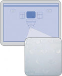 Medline Invisishield Patient Isolation Surgical Drapes with Pouches - Invisishield Isolation Drape, Wide - DYNJSD1017