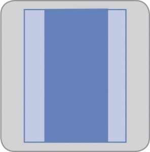 Medline Invisishield Neurologic / Orthopedic Incise Surgical Drape - Invisishield Incise Drape, 24" x 14" - DYNJSD1040