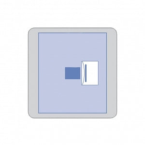 Medline Invisishield Ophthalmic Incise Drapes with Fluid Pouch - Invisishield Ophthalmic Incise Drape (48" x 51"), with Fluid Pouch (12" x 11"), Adhesive Only (5" x 4.5") - DYNJSD1061