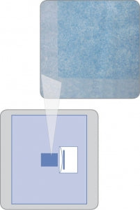 Medline Ophthalmic Incise Surgical Drape - DBD-DRAPE, OPTHALMIC, 51 X 48 10/BX 4BX/ - DYNJSD1062