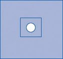 Medline Minor Procedure Surgical Drape with Circular Aperture - Minor Procedure Aperture Drape - DYNJSD1092