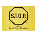Medline Surgical Procedure Safety S. T.O. P. Safety Flags - S. T.O. P. Safety Flag Towel, Gold, Sterile, Nonwoven - DYNJSF02GS