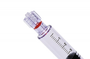 Rotating Syringe Medline Control Syringes with Rotator, 10 mL - Palm Pad Plunger Style ...