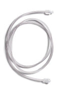 Medline High-Pressure Tubing - 1, 050 PSI High-Pressure Clear Contrast Injection Tubing with Fixed Male Luer Lock and Female Fitting, 30" L, 2.01 mL Capacity - DYNJTBGHP30F