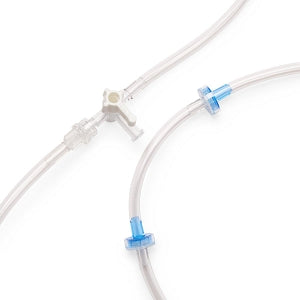Medline General / Plastic Surgical Procedure Kits - Large Bore Contrast Management Device with 3-Way Stopcock, Safety Check Valve, 54" (137.16 cm) - DYNJTBLBCVSC