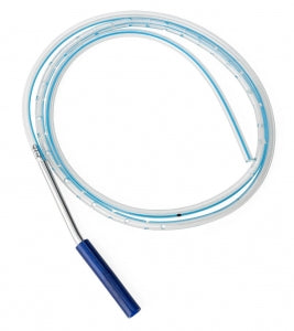 Medline Mid-Perforation Round PVC Drains with Trocar - PVC Wound Drain with Trocar, Radiopaque, Mid-Perforation, 19 Fr, 1/4" - DYNJWE0525