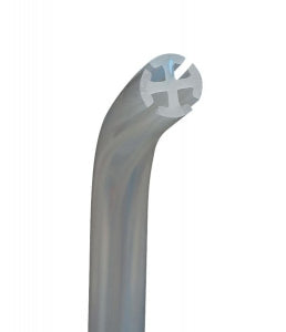 Medline Channel Round Silicone Wound Drains - Channel Round Silicone Drain, 19 Fr, 1/4", Full Fluted - DYNJWE2190