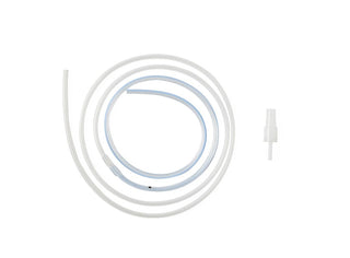 Channel Round Silicone Drain, 15 Fr, 3/16", Full Fluted, Bendable Trocar
