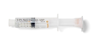 Medline Prefilled SwabFlush Syringe with SwabCap - 10 mL SwabFlush Syringe with SwabCap Prefilled with 5 mL Saline - EMZE010355