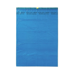 Medline Soiled Linen Liners - Soiled Linen Liners with Draw Tape, Blue, 29" x 41", 1.5 Mil - EVSBAGBD2915