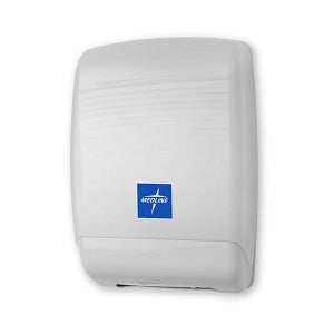 Medline Manual Multifold Paper Towel Dispenser - Towel Dispenser, Multifold, White - T1750WHMED