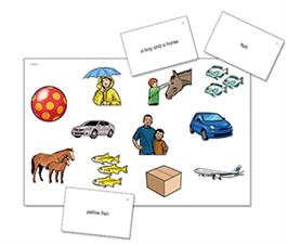 Edmark Reading Program: Level 1 – Second Edition, Phrase Match Cards & Boards Kit Edmark