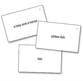 Edmark Reading Program: Level 1 – Second Edition, Phrase Match Cards Edmark