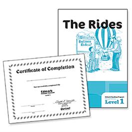 Edmark Reading Program: Level 1 – Second Edition, The Rides and Certificates of Completion Edmark