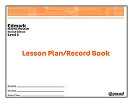 Edmark Reading Program: Level 2 – Second Edition, Lesson Plan/Record Book Edmark