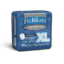 Medline FitRight Super Adult Incontinence Underwear - FitRight Super Protective Underwear, Size XL, for Waist Size 56"-68" - FITPINKXLG