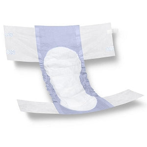 Medline FitRight Basic Incontinence Briefs - FitRight Basic Adult Incontinence Briefs, Size Regular, for Waist Size 40"-50" - FITBASICRG