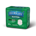 Medline FitRight Extra Incontinence Briefs - FitRight Extra Cloth-Like Adult Incontinence Briefs, Size S, for Waist Size 20"-33" - FITEXTRASM