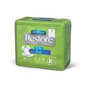 Medline FitRight Restore Super Incontinence Briefs with Remedy Phytoplex - FitRight Restore Super Adult Incontinence Briefs, Size Regular, for Waist Size 60"-69" - FITRESTORERG