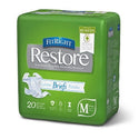 Medline FitRight Restore Ultra Incontinence Briefs with Remedy Phytoplex - FitRight Restore Ultra Adult Incontinence Briefs, Size M, for Waist Size 32"-42" - FRP300