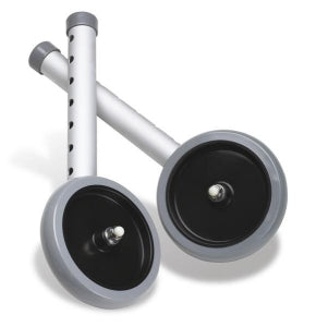 Medline 5" Wheels For Walkers - Walker Wheels, Footpiece Set, 5" - G07722G