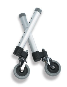 Medline Swivel Footpiece Sets - Swivel Footpiece Set, 3" Wheels - G07825-8