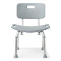 Medline Aluminum Bath Benches with Back - BENCH, BATH, W / BACK, BROWN BOX - G2-101KX1