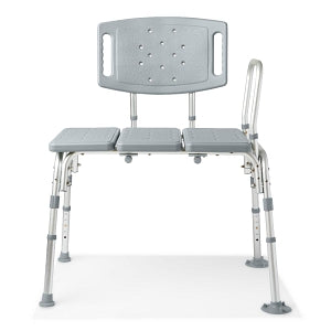 Medline Transfer Bench with Back - Bariatric Knockdown Transfer Bench, 500 lb. Weight Capacity - G3-200KBX1