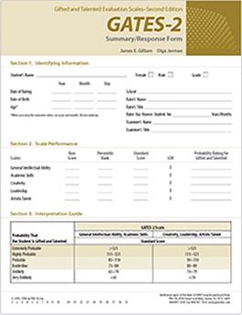 GATES-2 Summary/Response Forms (50) James E. Gilliam, Olga Jerman