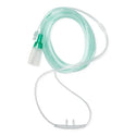 Medline SuperSoft CO2 Cannulas - CO2 Sampling Cannula, 7' O2 Tubing, 7' CO2 Tubing, Adult, Female, Green - HCS4568FS