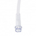 Medline Disposable Oxygen Masks with Standard Connector - Total Non-Rebreather Adult Mask with Reservoir Bag, Safety Vent, Check Valve, 7' Tubing and Standard Connectors - HCS4670B