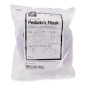 Medline Disposable Oxygen Masks with Standard Connector - Pediatric 3-in-1 Mask with 7' Tubing and Standard Connectors - HCS4685B