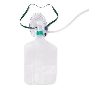 Medline Disposable Oxygen Masks with Standard Connector - Pediatric 3-in-1 Mask with 7' Tubing and Standard Connectors - HCS4685B