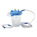 Medline Disposable Suction Canisters and Suction Canister Kits - 850 cc Suction Canister Kit with Filter Lid and Tubing - HCS7852