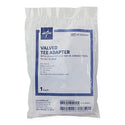 Medline Valved Tee Adapters - Valved Tee Adapter, 22 mm OD / ID - 1009