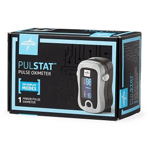 Medline pulSTAT Finger Pulse Oximeter - pulSTAT Fingertip Pulse Oximeter with Multi-Directional Display - HCSM70D
