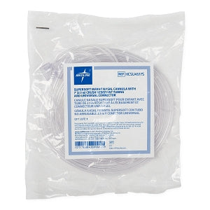 Medline SuperSoft Oxygen Cannulas with Universal Connector - SuperSoft Oxygen Cannula, Universal Connector and 7' Tubing, Infant - HCSU4517S