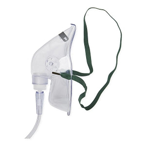 Medline Disposable Oxygen Masks with Universal Connector - Medium-Concentration Adult Mask with 7' Tubing and Universal Connectors - HCSU4600B