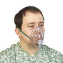 Medline Disposable Oxygen Masks with Universal Connector - Disposable Medium-Concentration Adult Oxygen Mask with 7' Tubing and Universal Connector - HCSU4600B