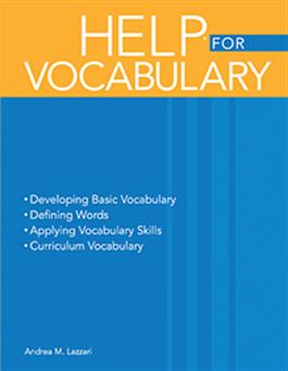 Handbook of Exercises for Language Processing HELP for Vocabulary Andrea M. Lazzari