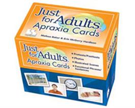 Just for Adults Apraxia Cards Melissa Baker, Erin McGarry Hardison