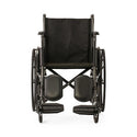 Medline Guardian K1 Wheelchairs - K1 Basic Wheelchair with Full-Length Permanent Arms and Elevating Leg Rests, 18" - K1186N13E