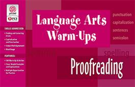 Language Arts Warm-Ups: Proofreading Bonnye Wier Cavazos