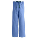 Medline AngelStat Unisex Reversible Drawstring Waist Scrub Pants - AngelStat Unisex Reversible Drawstring Waist Scrub Pants with Angelica Color-Coding, Size M Regular Inseam, Ceil Blue - 600NTHM-CA