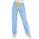Medline AngelStat Unisex Reversible Drawstring Waist Scrub Pants - AngelStat Unisex Reversible Drawstring Waist Scrub Pants with Medline Color-Coding, Size M Regular Inseam, Ceil Blue - 600NTHM-CM